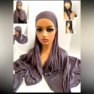 Hijab Made in Dubai UAE One Piece Ties Behind your head